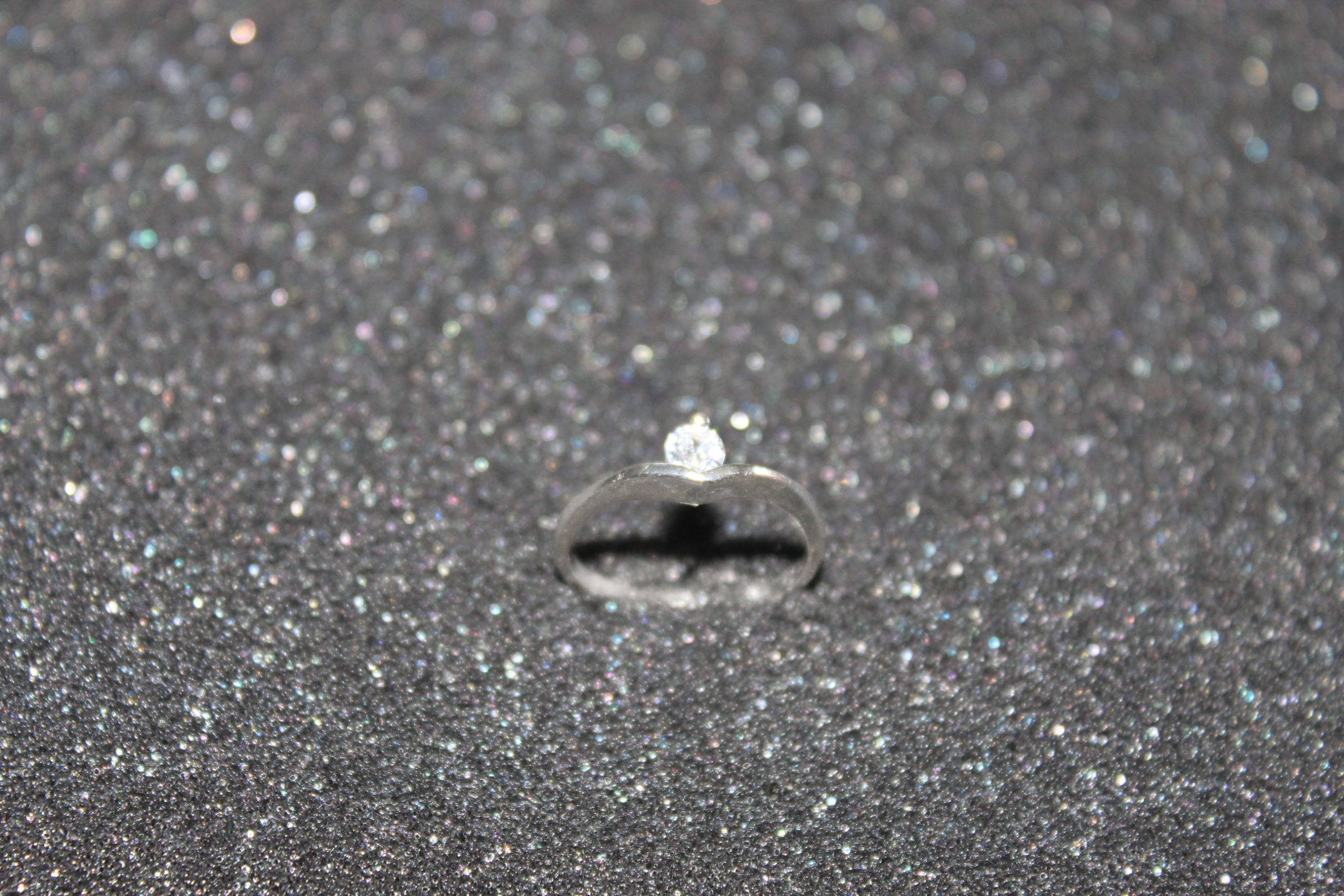 Silver Ring with Zirconium