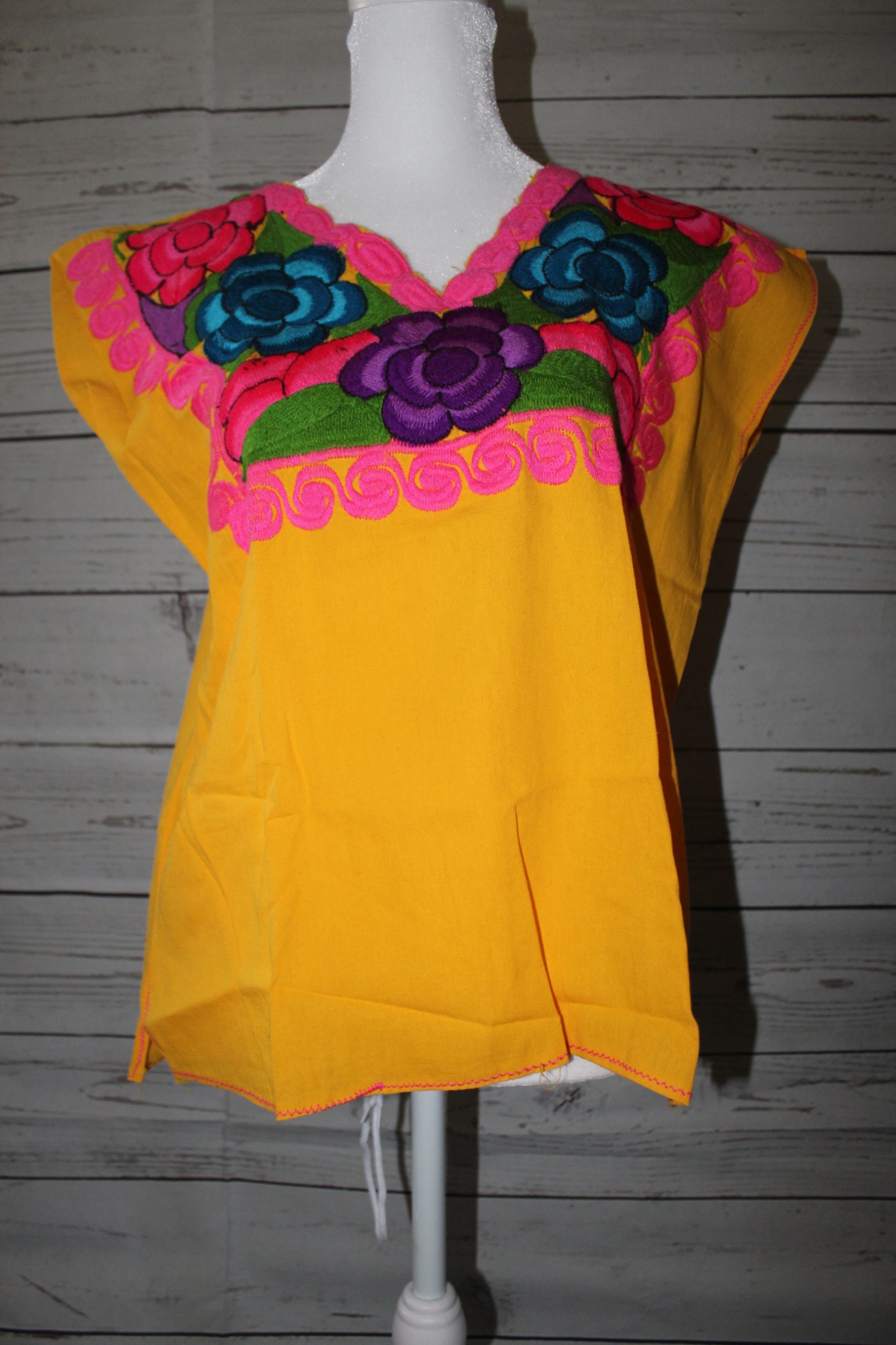 yellow (x-small) embordered blouse