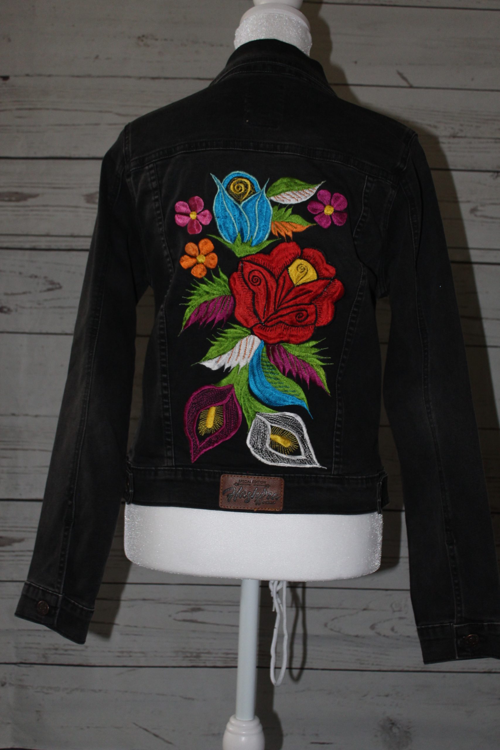 Black  Embroidered Jacket